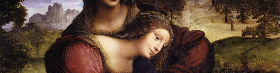 The Virgin, Child, and St. Anne by Leonardo Da Vinci