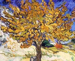The Mulberry Tree in Autumn, c.1889 by Vincent Van Gogh