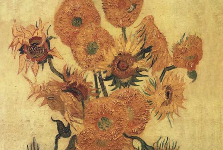 Van Gogh Sunflower Art