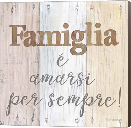 Framed Farmhouse V Italian Print