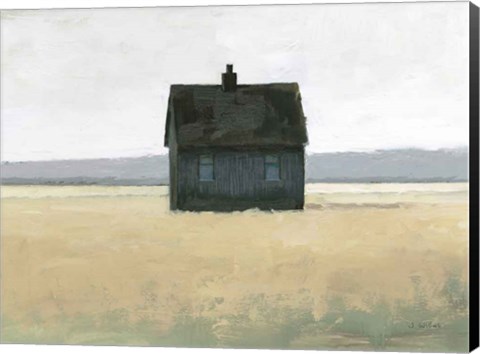 Framed Lonely Landscape II Print