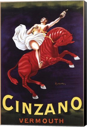 Framed Cinzano Vermouth Print