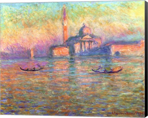 Framed San Giorgio Maggiore, Venice, 1908 Print