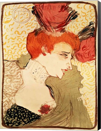 Framed Mlle. Marcelle Lender, 1895 Print