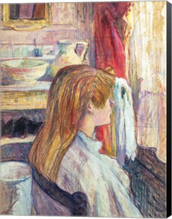 Framed Woman at the Window, 1893 Print