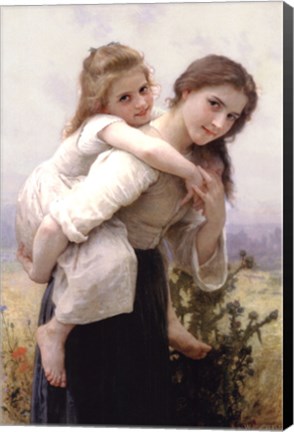 William Adolphe Bouguereau	Not Too Much to Carry