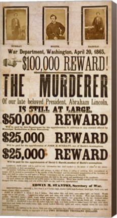 Framed Wanted Poster Print