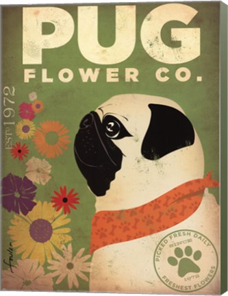 http://www.fulcrumgallery.com/Stephen-Fowler/Pug-Flower-Co_723685.htm?sku=C723685-YCEAAMA