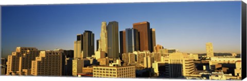 Framed Los Angeles Skyline Print