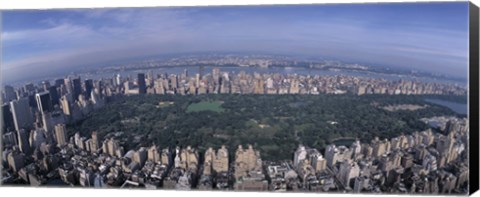 Framed Aerial Central Park New York NY USA Print