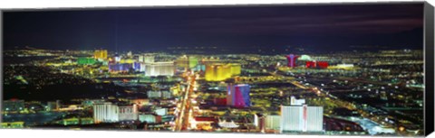 Framed Skyline, Las Vegas, Nevada, USA Print