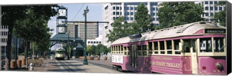 Framed Main Street Trolley Memphis TN Print