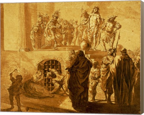 Framed Christ Before Pilate Print