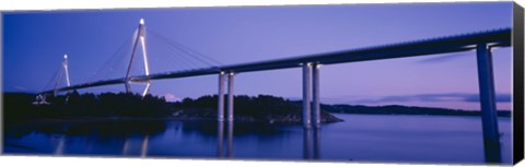 Framed Sunninge Bridge, Uddevalla, Sweden Print