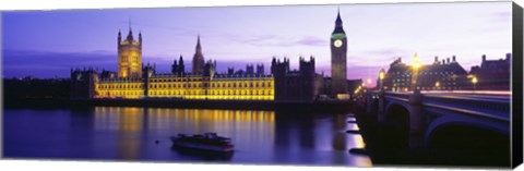 Framed Parliament, Big Ben, London, England, United Kingdom Print