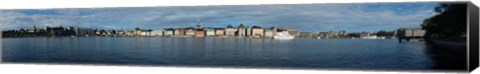 Framed Buildings at the waterfront, Skeppsbron, Gamla Stan, Stockholm, Sweden Print