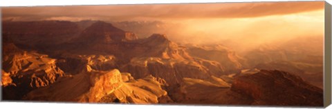 Framed Sunrise View From Hopi Point Grand Canyon AZ Print