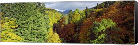 Framed Canyon at Killiecrankie, River Garry, Pitlochry, Perth And Kinross, Scotland Print
