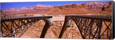 Framed Navajo Bridge at Grand Canyon National Park, Arizona Print