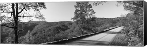 Framed Blue Ridge Parkway, North Carolina, USA Print