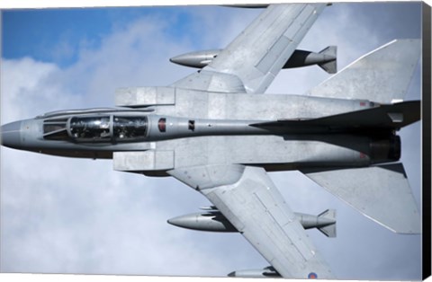 Framed Royal Air Force Tornado GR4 over North Wales Print