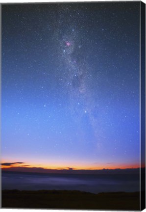 Framed Eta Carina nebula and the Milky Way visible at dawn Print