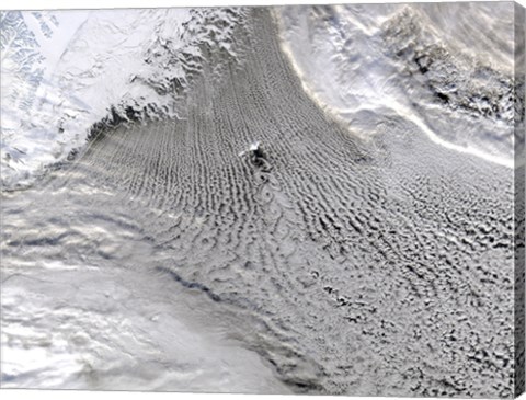 Framed Cloud vortices Off Jan Mayen Island, Greenland Sea Print
