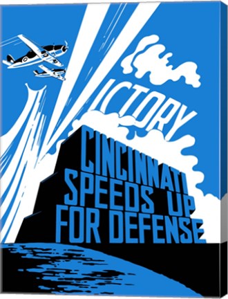 Framed Victory Cincinnati Print