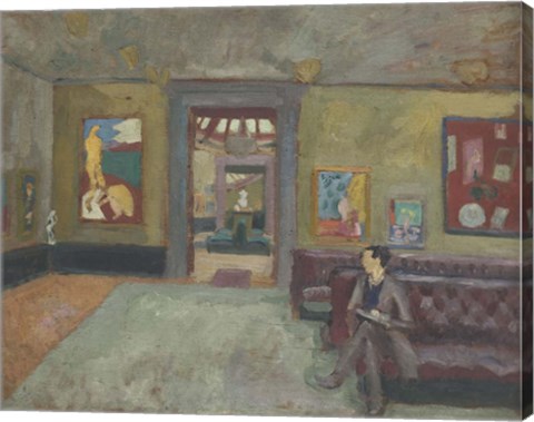 Framed Room in the Second Post-Impressionist Exhibition in 1912 Print