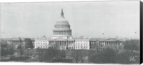 Framed US Capitol, Washington DC, 1916 Print