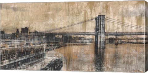 Framed Brooklyn Bridge 1 Print