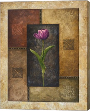 Framed Violet Tulip Print