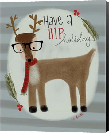 Framed Hip Reindeer Print