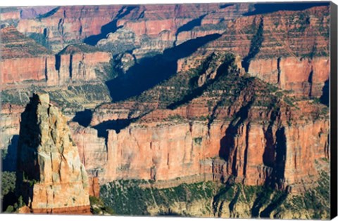 Framed North and South Rims, Grand Canyon, Arizona Print