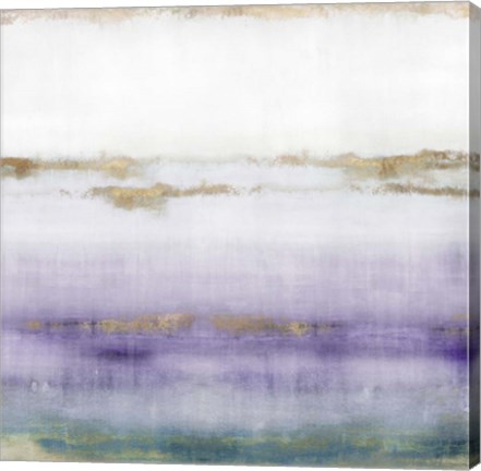 Framed Cerulean Haze I Violet Version Print
