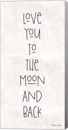 Framed Love You to the Moon and Back Print