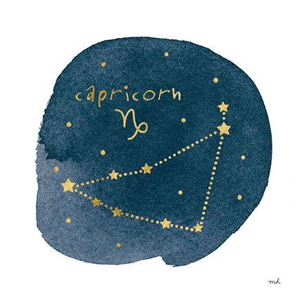 Framed Horoscope Capricorn Print