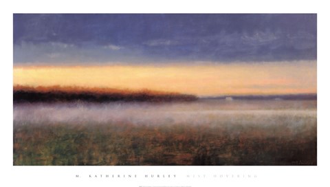 Framed Mist Hovering Print