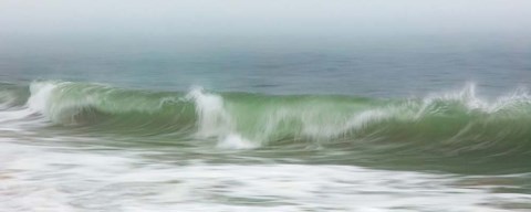 Framed Surfside Beach in Fog Print