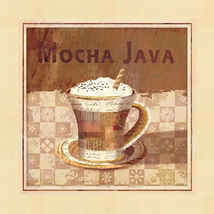 Framed Mocha Java Print