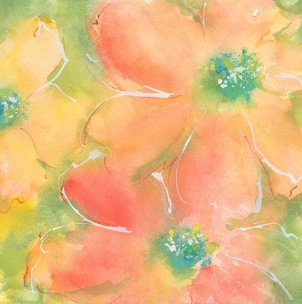 Framed Summer Cosmos II Print