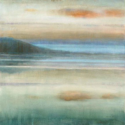 Framed Coastal Sunset Print