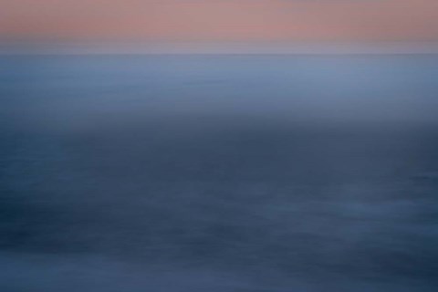 Framed Ocean Seascape at Sunrise, Cape May National Seashore, NJ Print