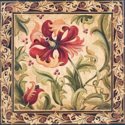 Framed Floral Daydream III Print