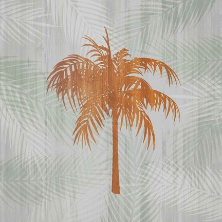 Framed Palm Tree II Print