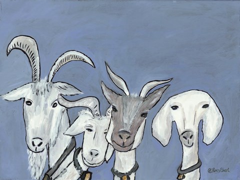 Framed Goats Print
