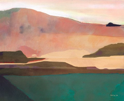 Framed Sunset Sands II Print
