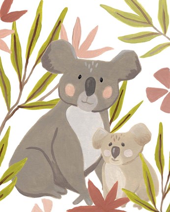 Framed Koala-ty Time IV Print