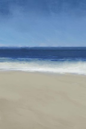 Framed Beach Dreaming I Print