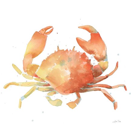 Framed Summertime Crab Print